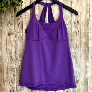 Lululemon Scoop Me Up Tank Violet 8 EUC!